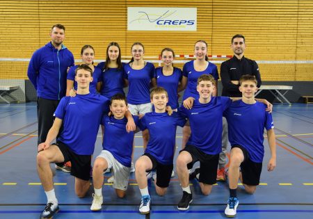 Photo pôle espoirs badminton